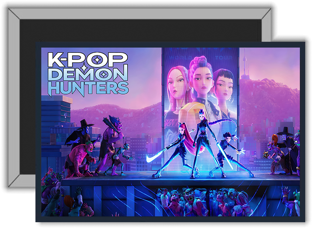 Magnes na lodówkę K-Pop Demon Hunters