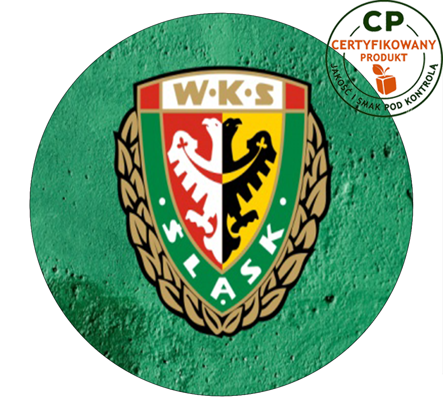 Opłatek na tort WKS Śląsk Wrocław