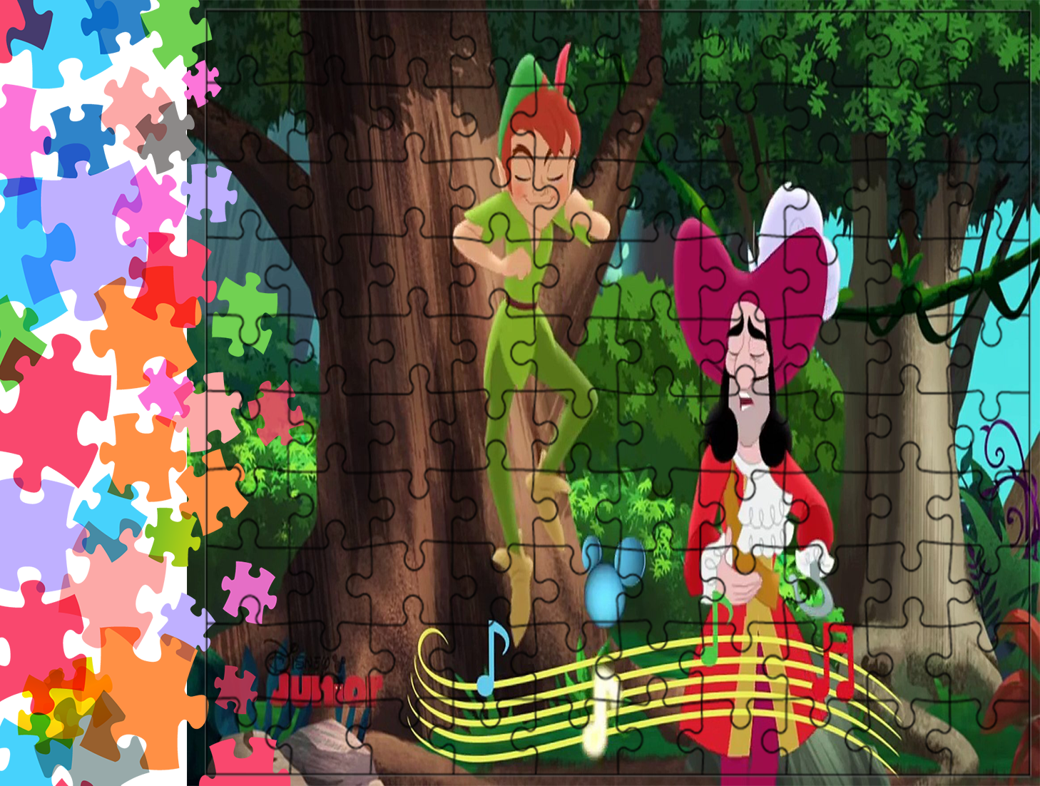 Puzzle tradycyjne Jake - Piraci z Nibylandii