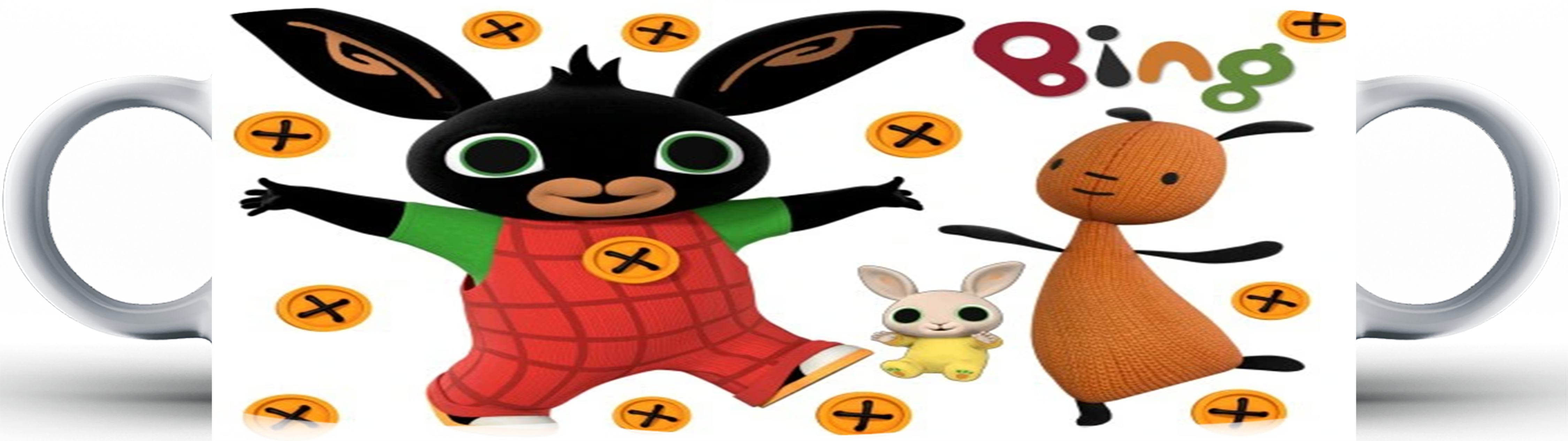 Kubek ceramiczny Królik Bing