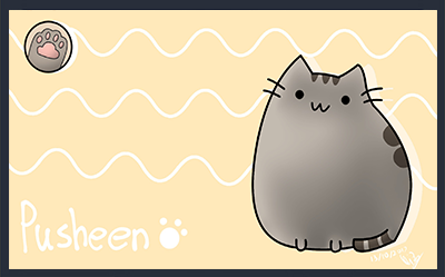 Magnes na lodówkę Pusheen