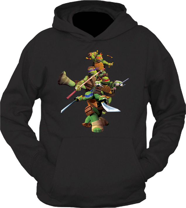 Bluza z kapturem Żółwie Ninja