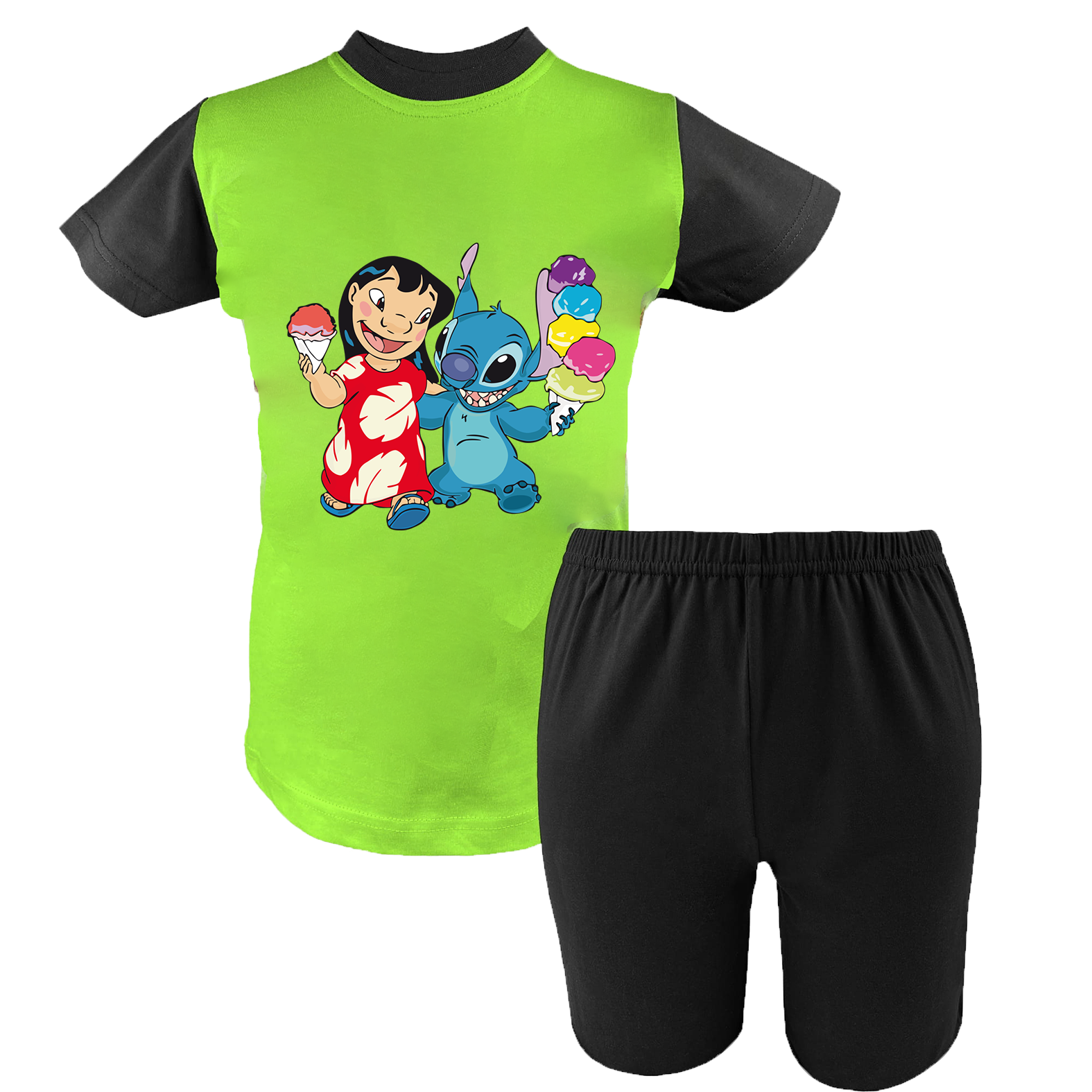 Krótka Piżama dziecięca Lilo i Stich