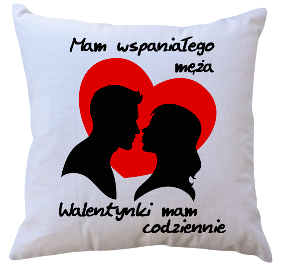 Poduszka na Walentynki