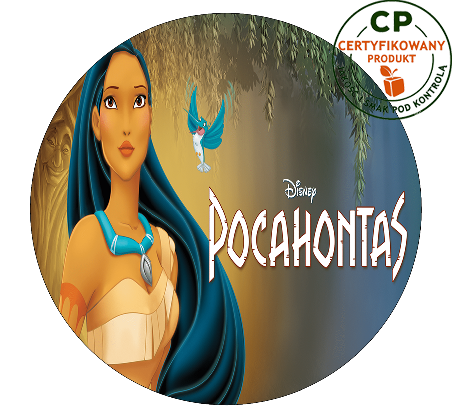 Opłatek na tort Pocahontas