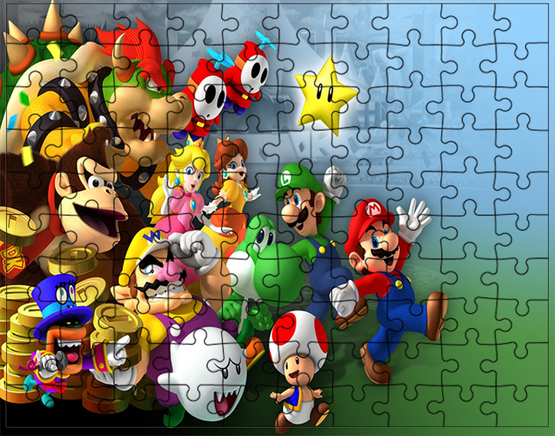 Puzzle Super Mario Bros