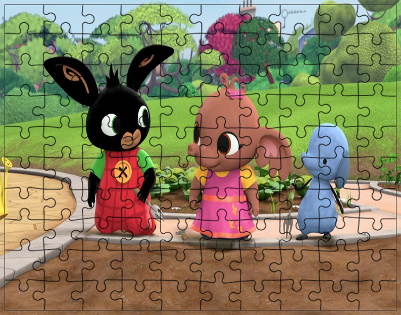 Puzzle Królik Bing