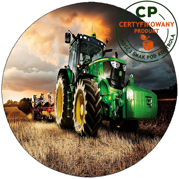 Opłatek na tort Traktor - Ciągnik