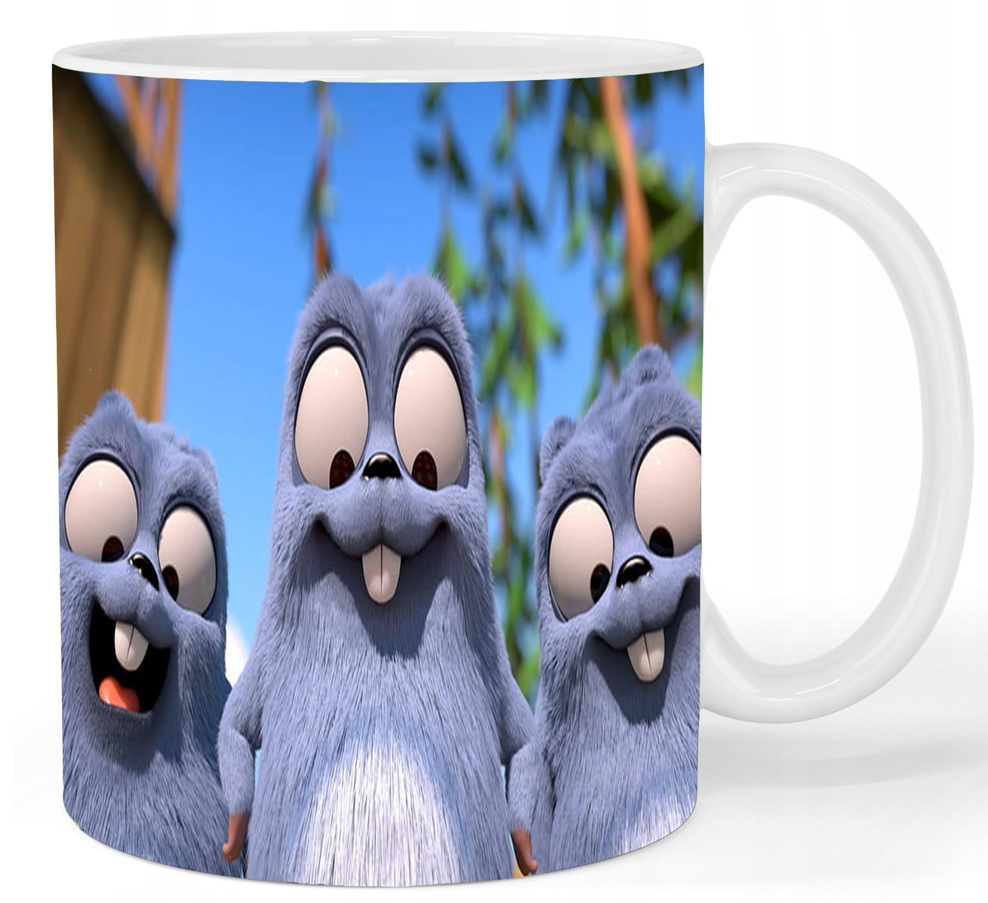 Kubek ceramiczny Grizzy i Lemingi