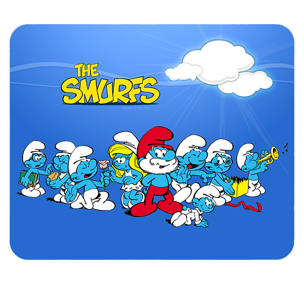 Podkładka pod myszkę Smerfy