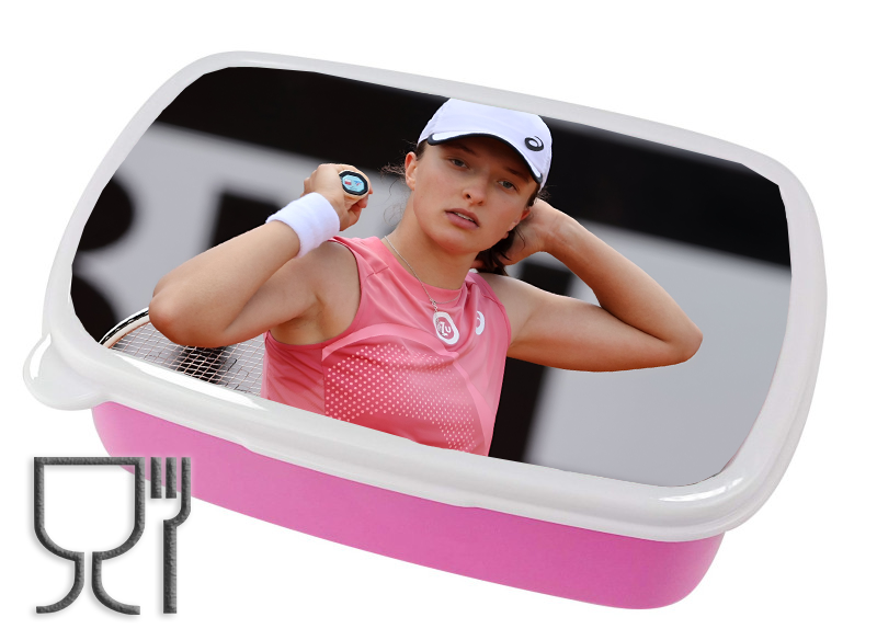 Pojemnik śniadaniowy - Lunchbox - Iga Świątek dla fana/fanki