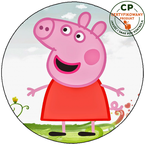 Opłatek na tort Świnka Peppa
