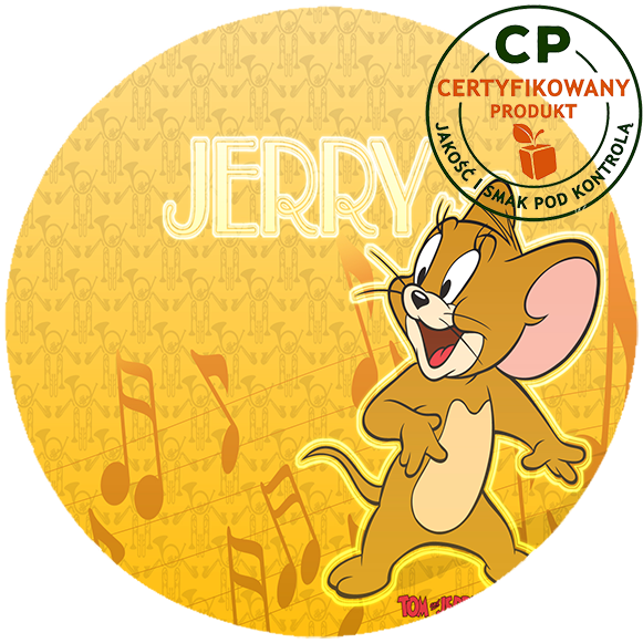 Opłatek na tort Tom i Jerry