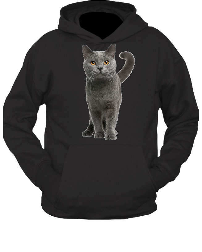 Bluza z kapturem z Kotem