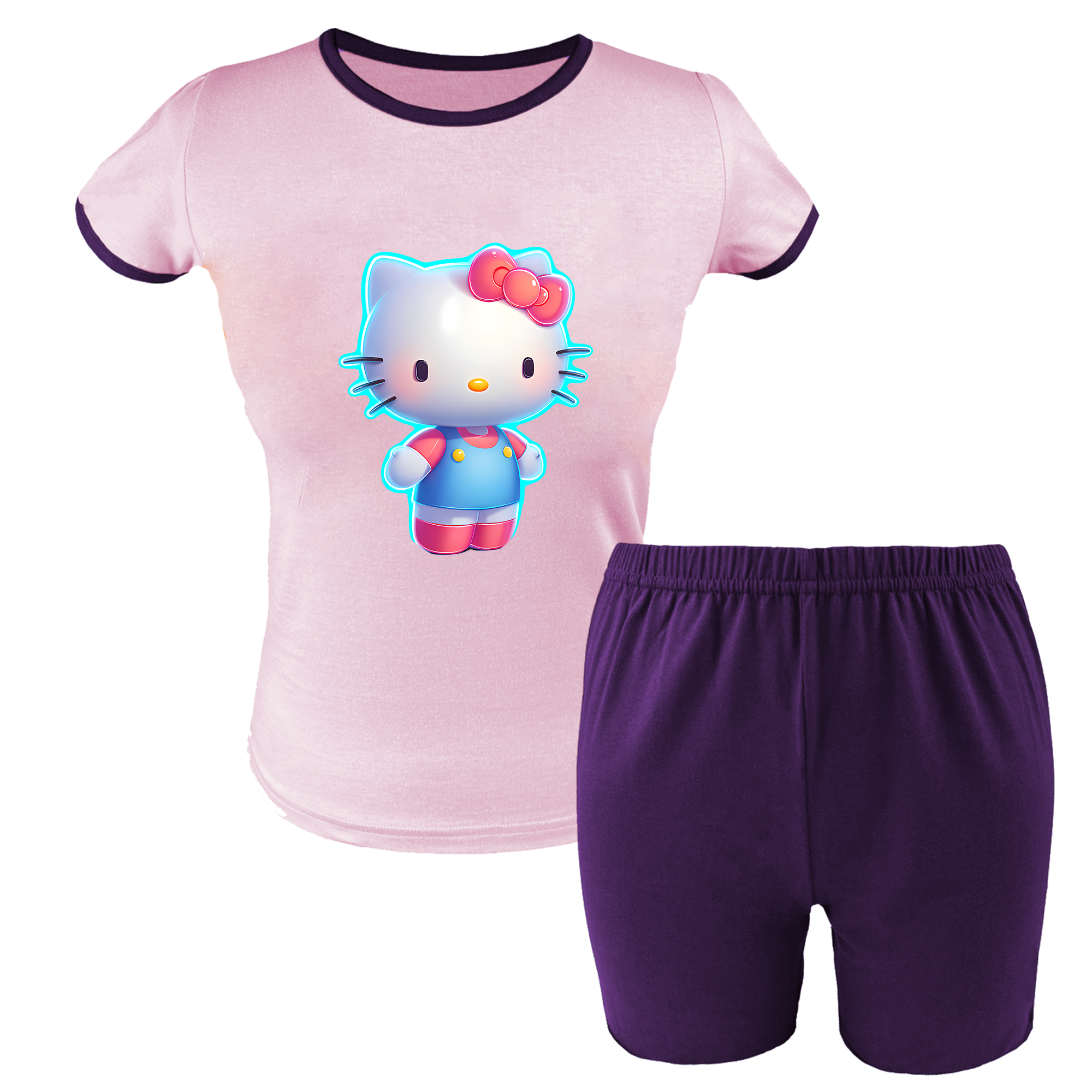 Krótka Piżama dziecięca Hello Kitty