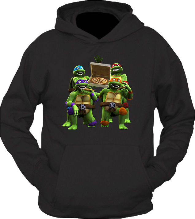 Bluza z kapturem Żółwie Ninja