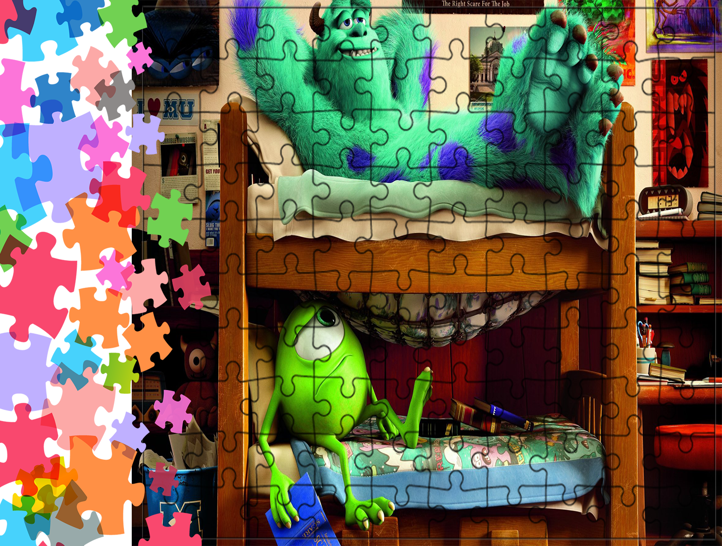 Puzzle tradycyjne Potwory i Spółka