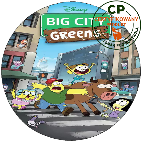 Opłatek na tort Greenowie