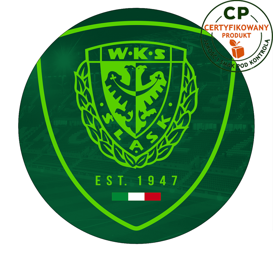 Opłatek na tort WKS Śląsk Wrocław