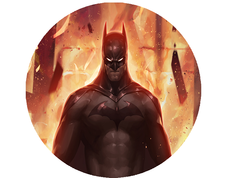 Opłatek na tort Batman