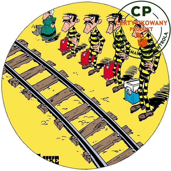 Opłatek na tort Lucky Luke