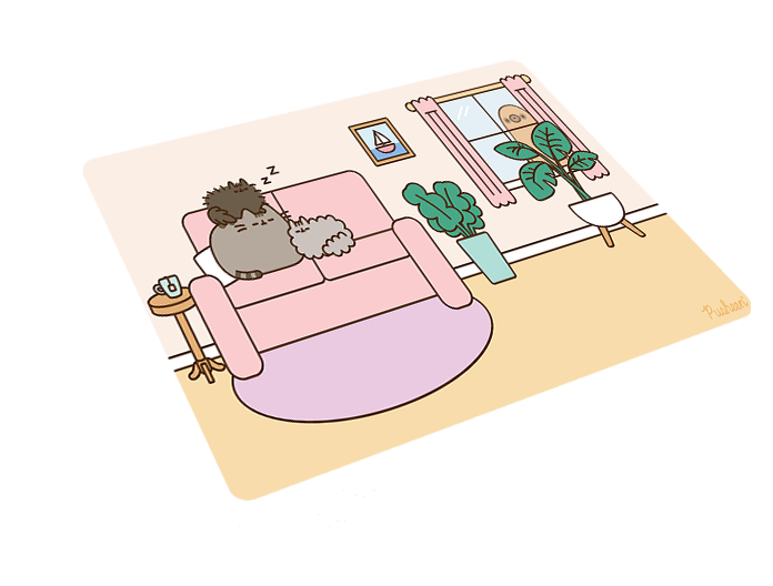 Podkładka pod myszkę Pusheen