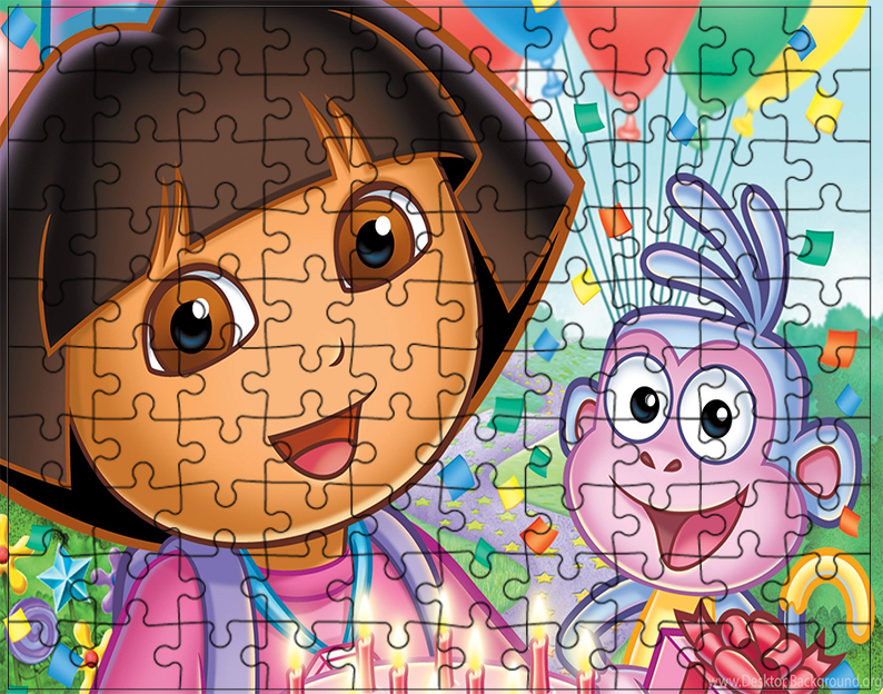 Puzzle tradycyjne Dora Odkrywca
