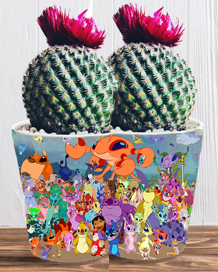 Doniczka do kwiatów/roślin - Lilo i Stich