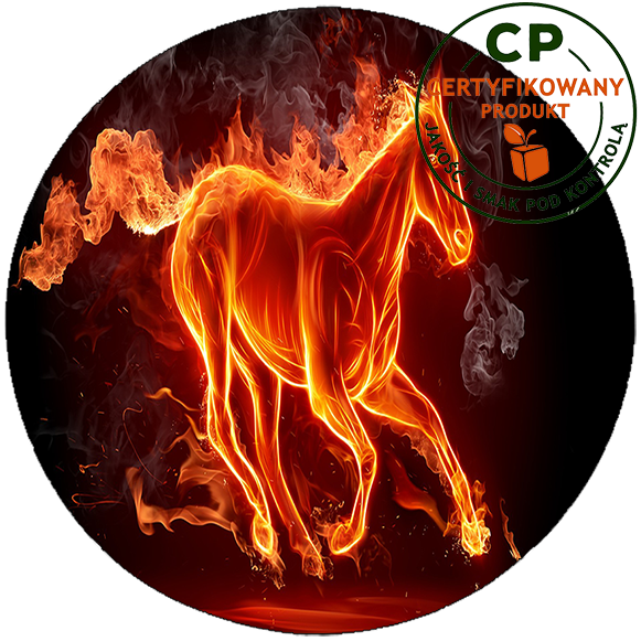 Opłatek na tort Konie