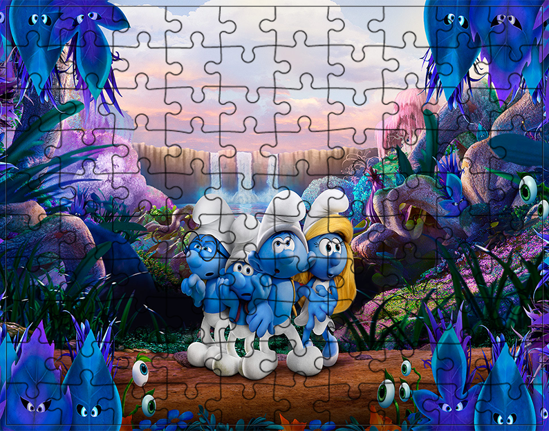 Puzzle Smerfy