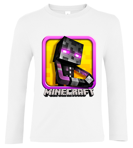 Koszulka z dł.rękaw. Minecraft