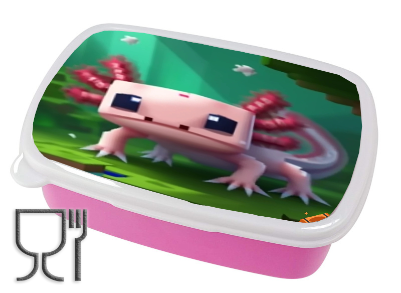 Pojemnik śniadaniowy Axolotl - Minecraft
