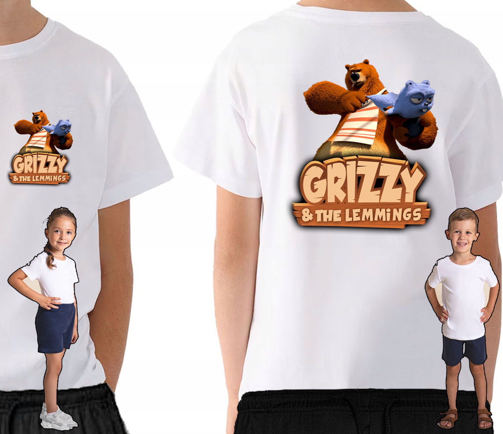 Komplet Sportowy Dziecięcy - Grizzy i Lemingi