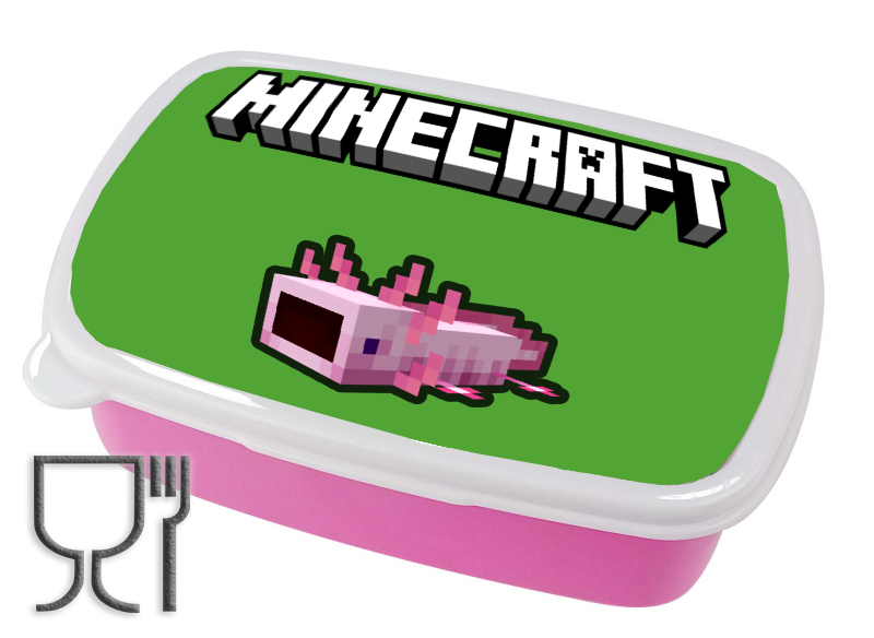 Pojemnik śniadaniowy Axolotl - Minecraft
