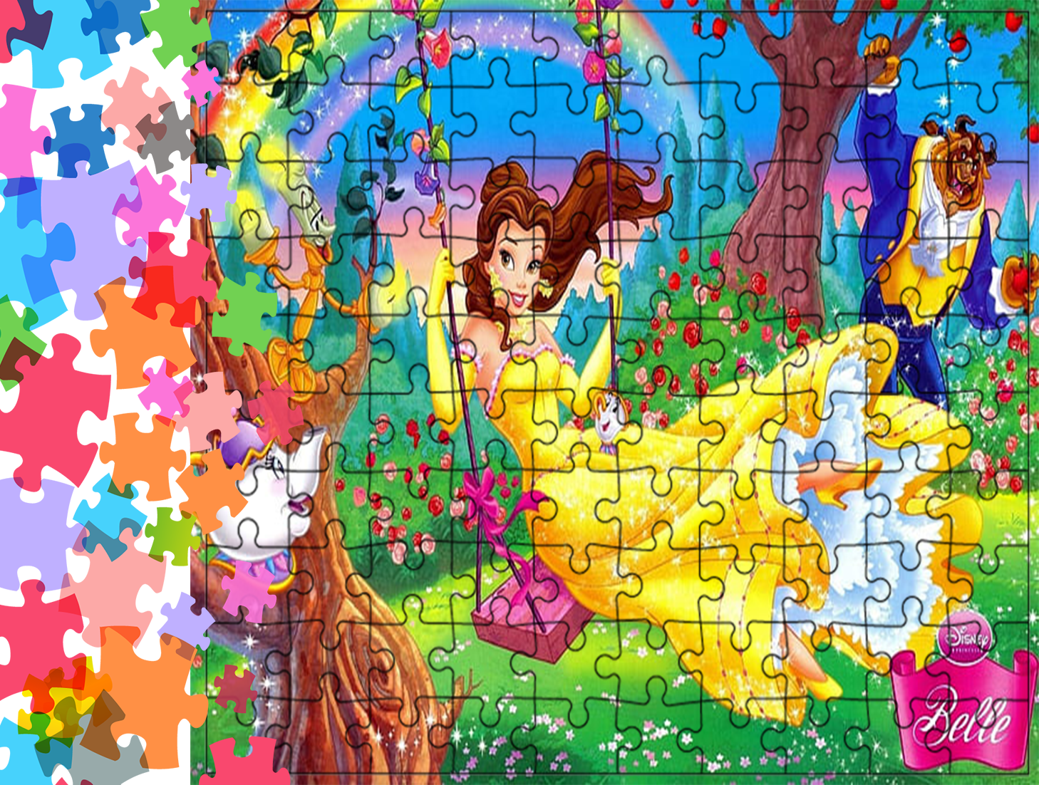 Puzzle tradycyjne - Piękna i Bestia