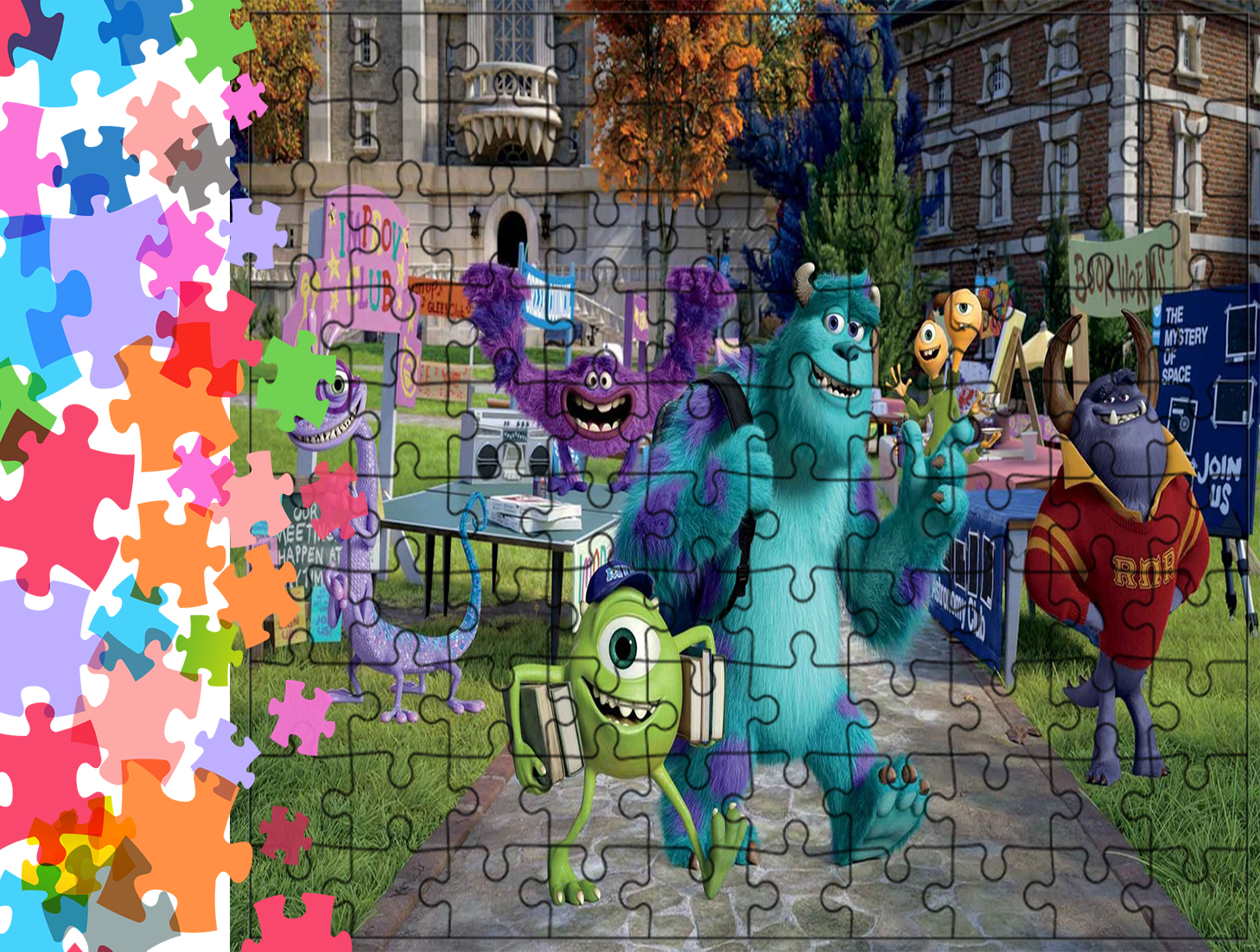 Puzzle tradycyjne Potwory i Spółka