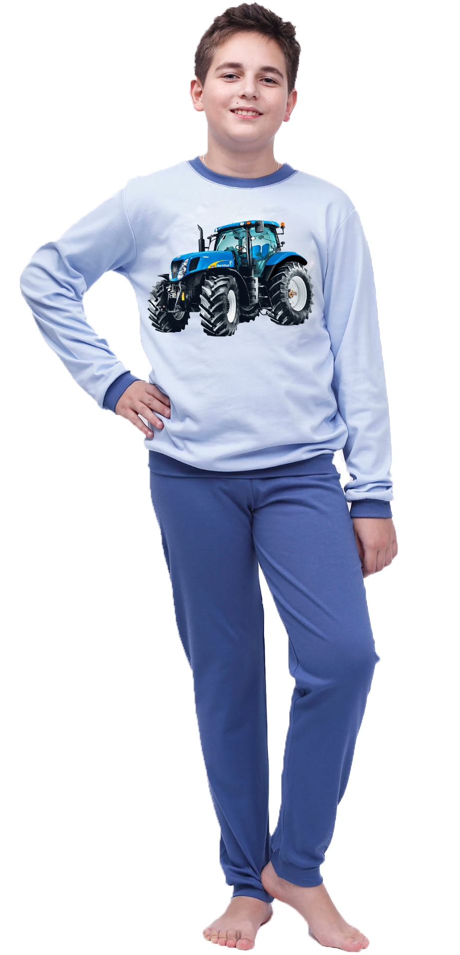 Piżama dziecięca Traktory