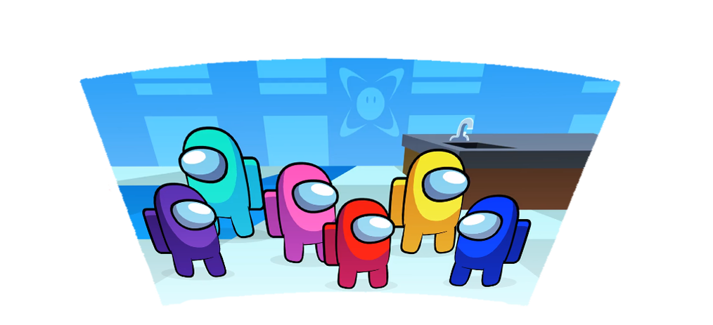 Kubek latte Among Us