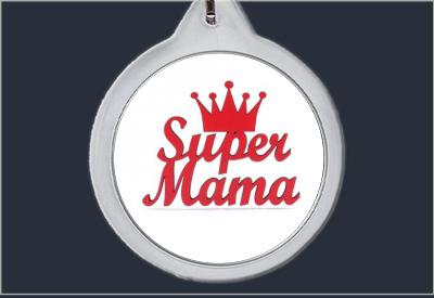 Brelok do kluczy Super Mama