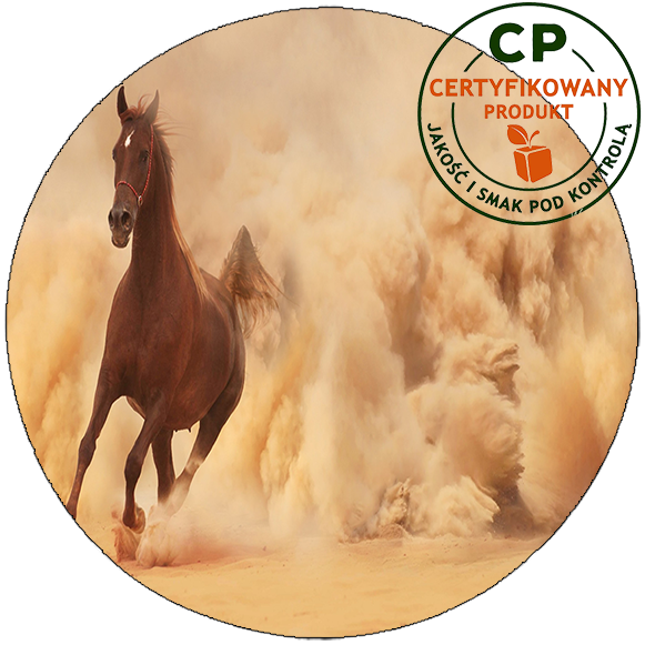 Opłatek na tort Konie