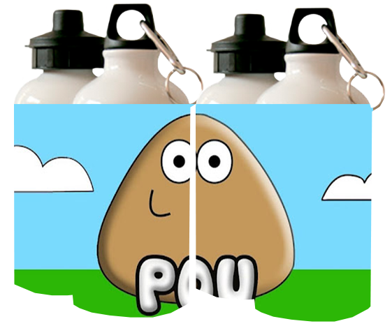 Bidon Sportowy Junior Pou - Gra Wideo