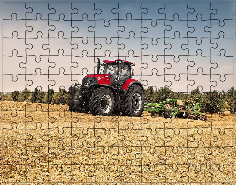 Puzzle Traktor Ciągnik