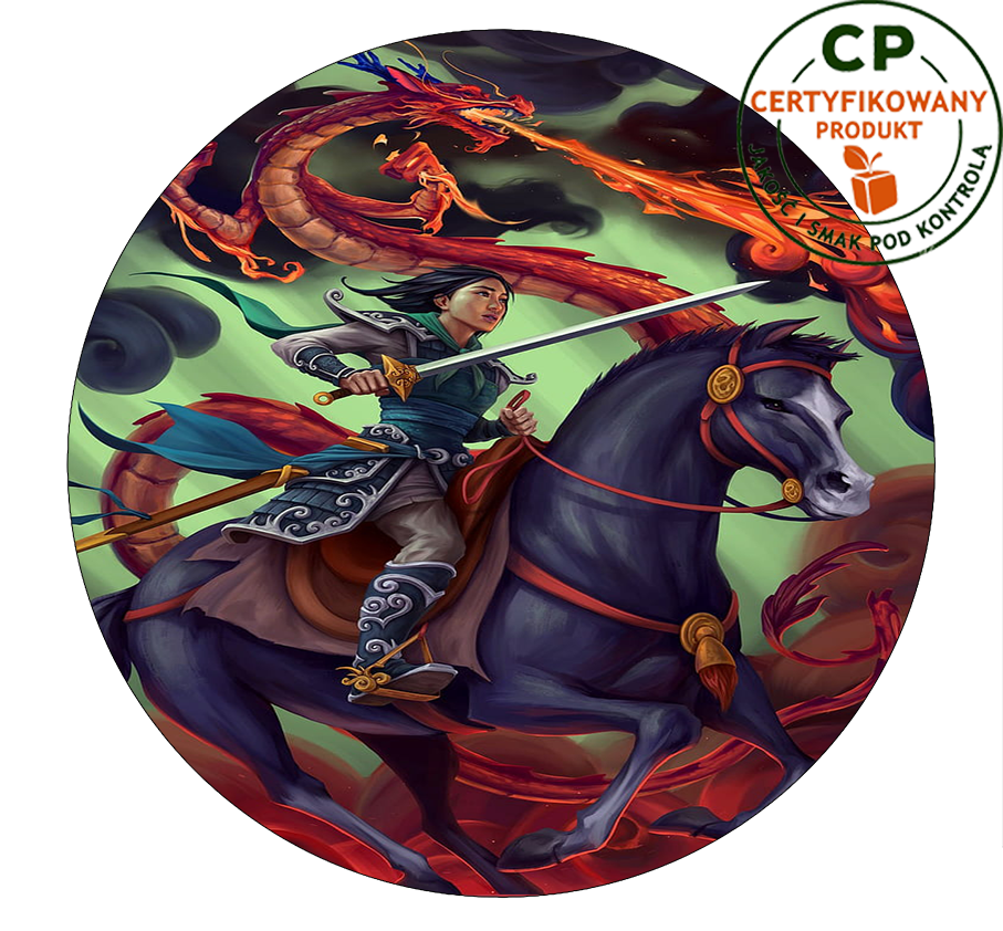 Opłatek na tort Mulan