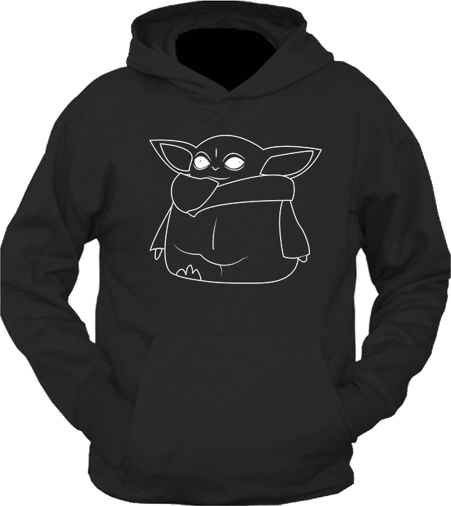Bluza z kapturem Baby Yoda
