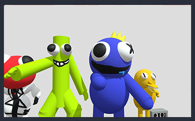 Magnes na lodówkę Rainbow Friends