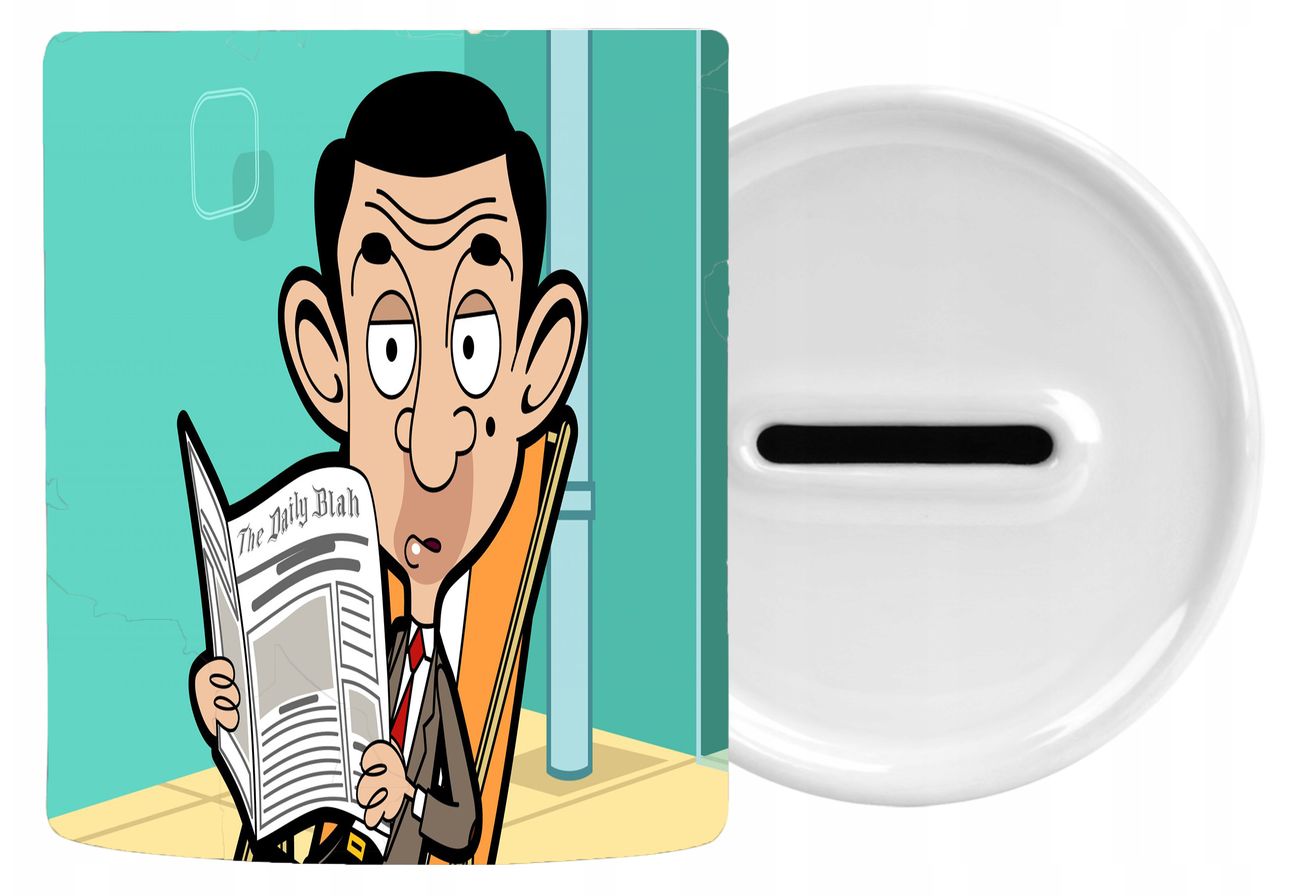 Skarbonka Ceramiczna Jaś Fasola - Mr.Bean