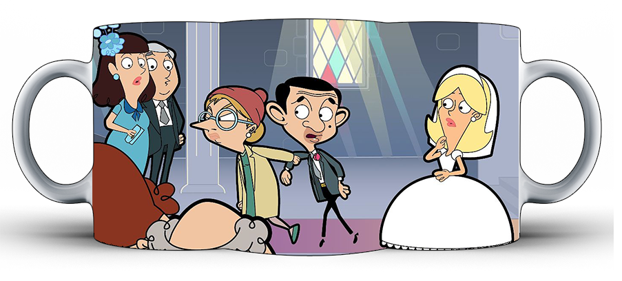 Kubek ceramiczny Jaś Fasola - Mr.Bean