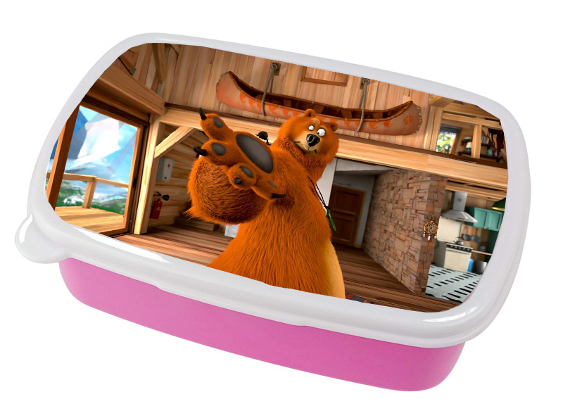 Pojemnik śniadaniowy Grizzy i Lemingi