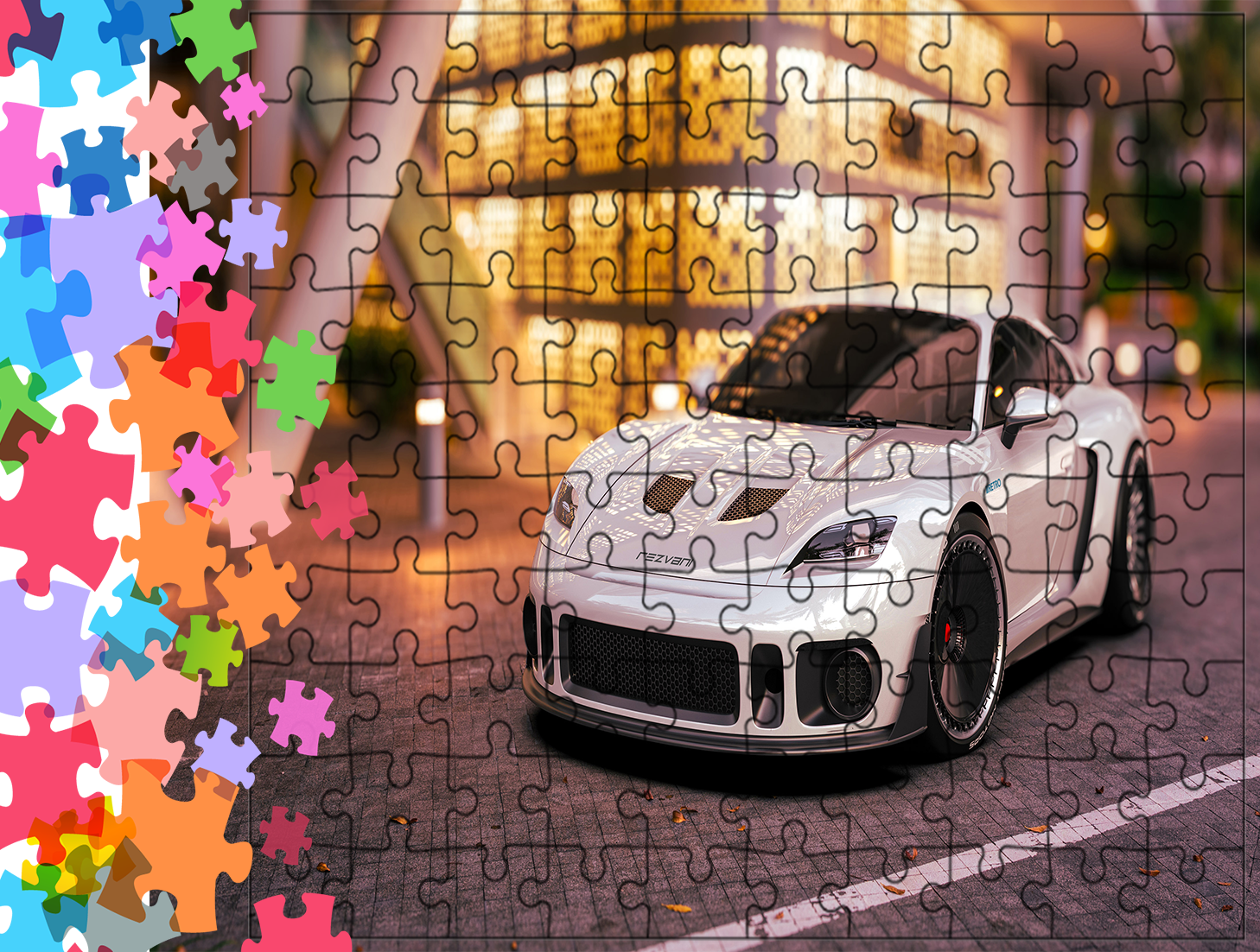 Puzzle tradycyjne Samochody