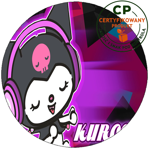 Opłatek na tort Kuromi